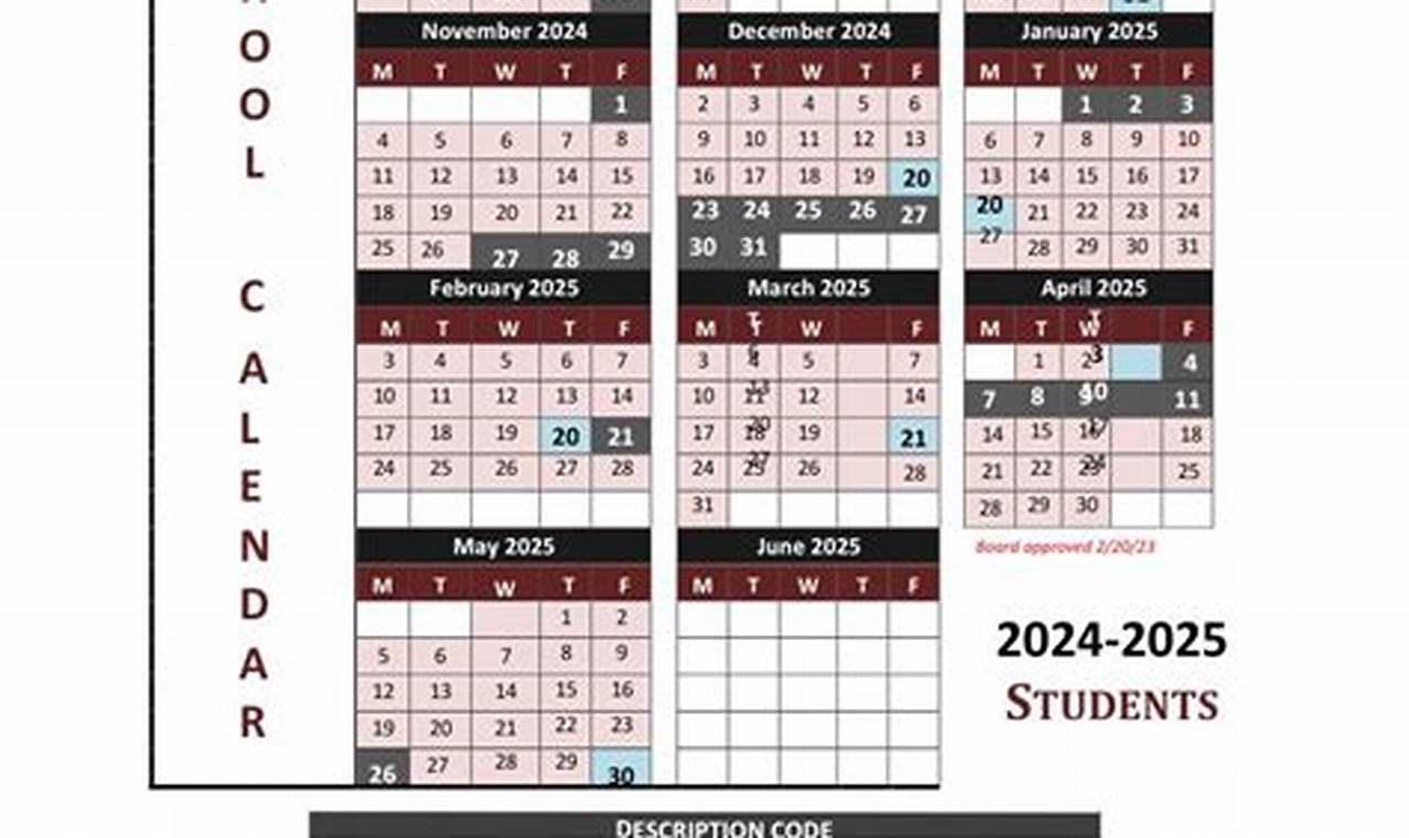 2024 Grandville Public Schools Calendar & Key Dates