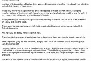 Inspiring High School Graduation Speeches & Advice Best Schools in America: Top Public & Private Options Inspiring High School Graduation Speeches & Advice | Best Schools in America: Top Public & Private Options