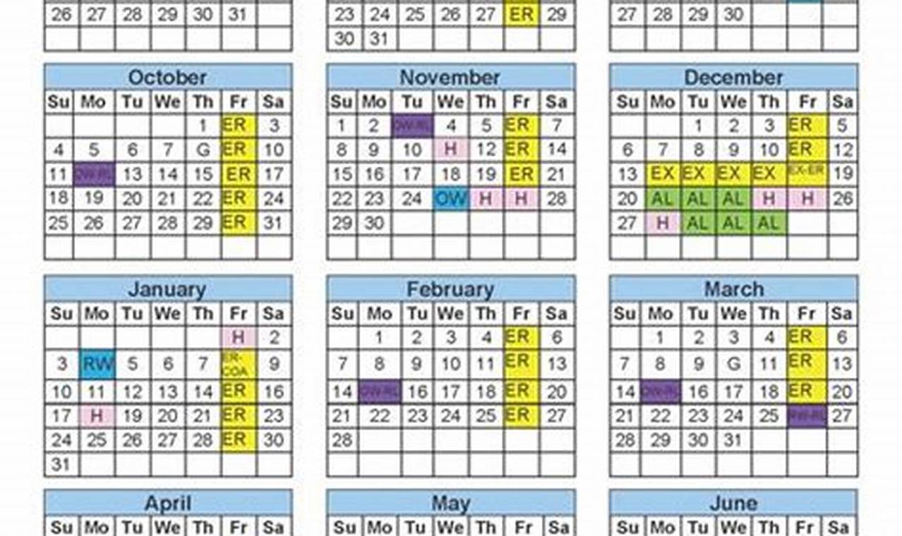 WCS School Calendar 2024 2025: Williamson County TN