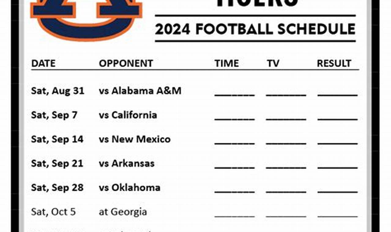 Auburn High Football Schedule 2024: Printable PDF Best Schools in America: Top Public & Private Options Auburn High Football Schedule 2024: Printable PDF | Best Schools in America: Top Public & Private Options