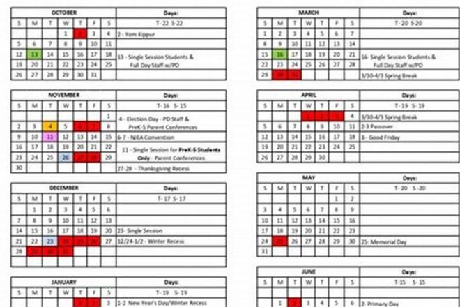 Official Rockford Public Schools 205 Calendar Dates