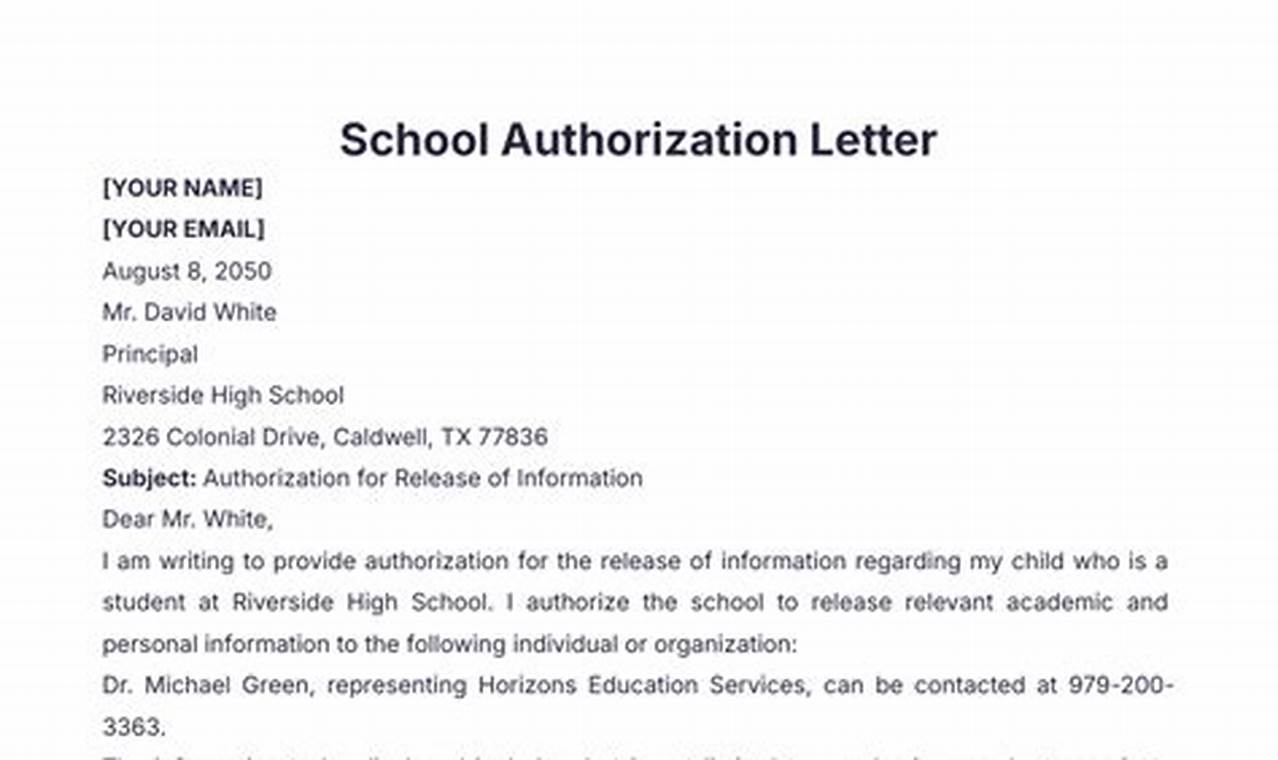 Authorization For Release Of Information From High School | Best Schools in America: Top Public & Private Options