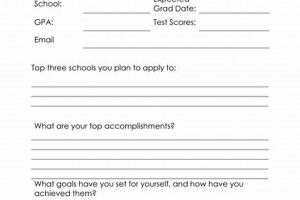 Brag Sheet Template High School | Best Schools in America: Top Public & Private Options