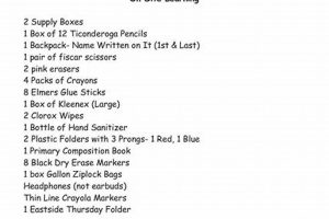 Pre-K to 5th: Eastside Elementary Supply List 2024 | Best Schools in America: Top Public & Private Options