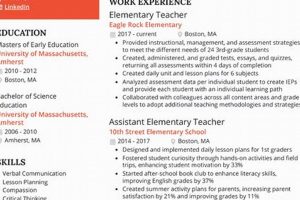 Best Elementary School Teacher Resume Examples for Private Schools | Best Schools in America: Top Public & Private Options