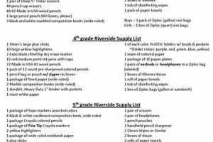 Back to School: Riverside Elementary Supply List Essentials Best Schools in America: Top Public & Private Options Back to School: Riverside Elementary Supply List Essentials | Best Schools in America: Top Public & Private Options