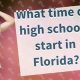Typical High School Ending Times & Dismissal Schedules | Best Schools in America: Top Public & Private Options