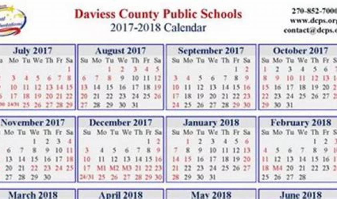 2023-24 Daviess County Public Schools Calendar & Key Dates | Best Schools in America: Top Public & Private Options