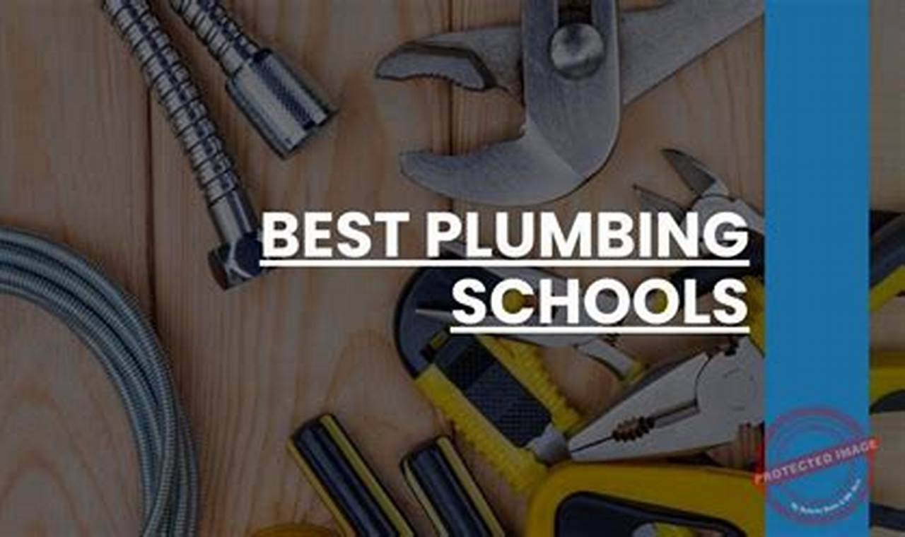 Find the Best Plumbing Schools: Top Trade Programs | Best Schools in America: Top Public & Private Options