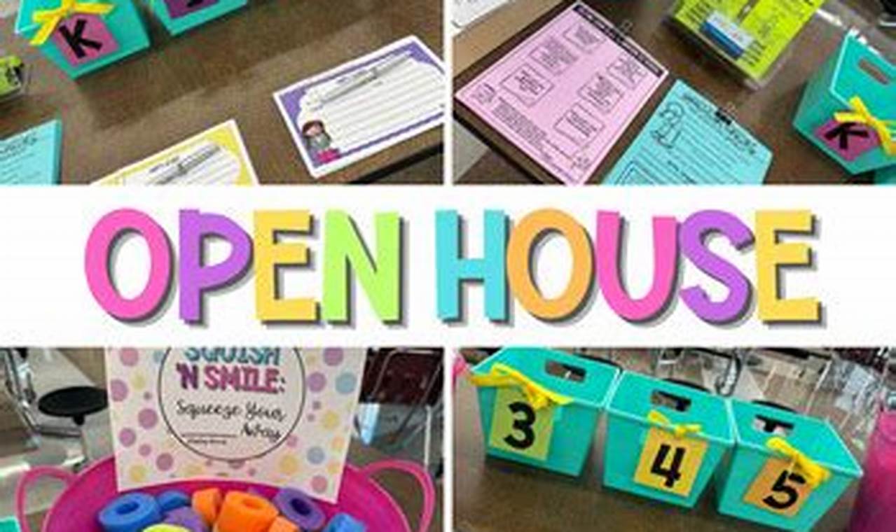 Best Elementary School Open House Ideas & Activities