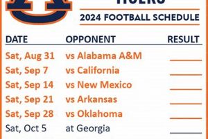 Auburn High Football Schedule 2024: Printable PDF | Best Schools in America: Top Public & Private Options