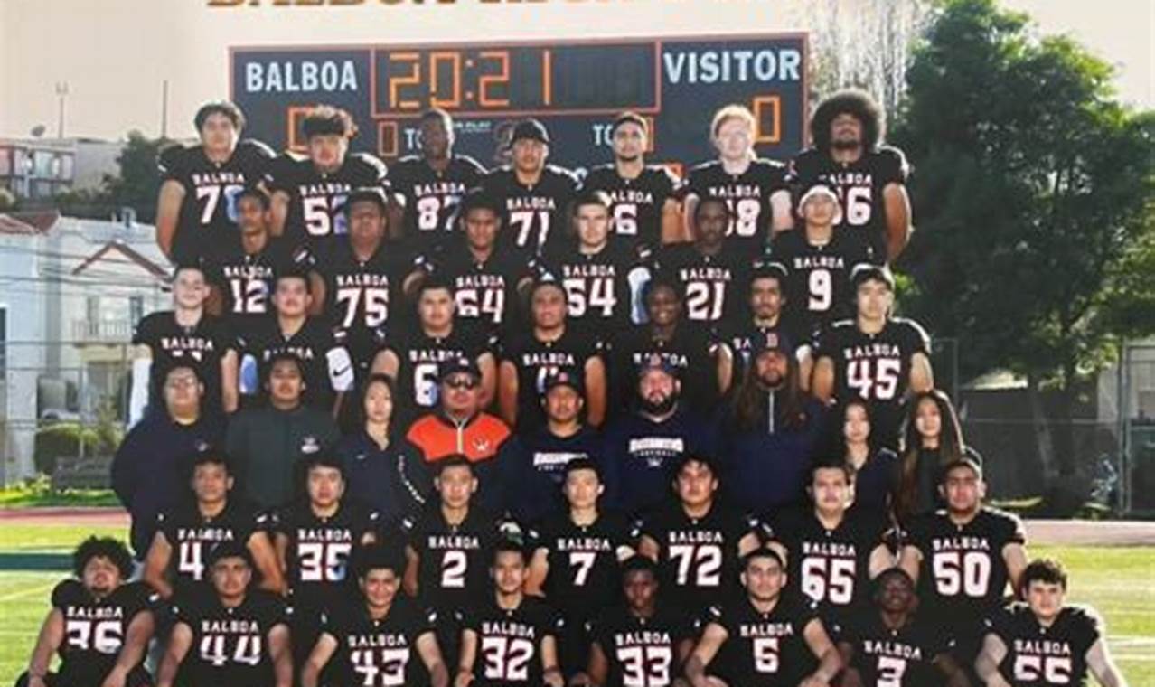 Balboa High Football Home of the Buccaneers