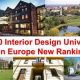 Top 10 Interior Design Schools in Europe 2024 | Best Schools in America: Top Public & Private Options