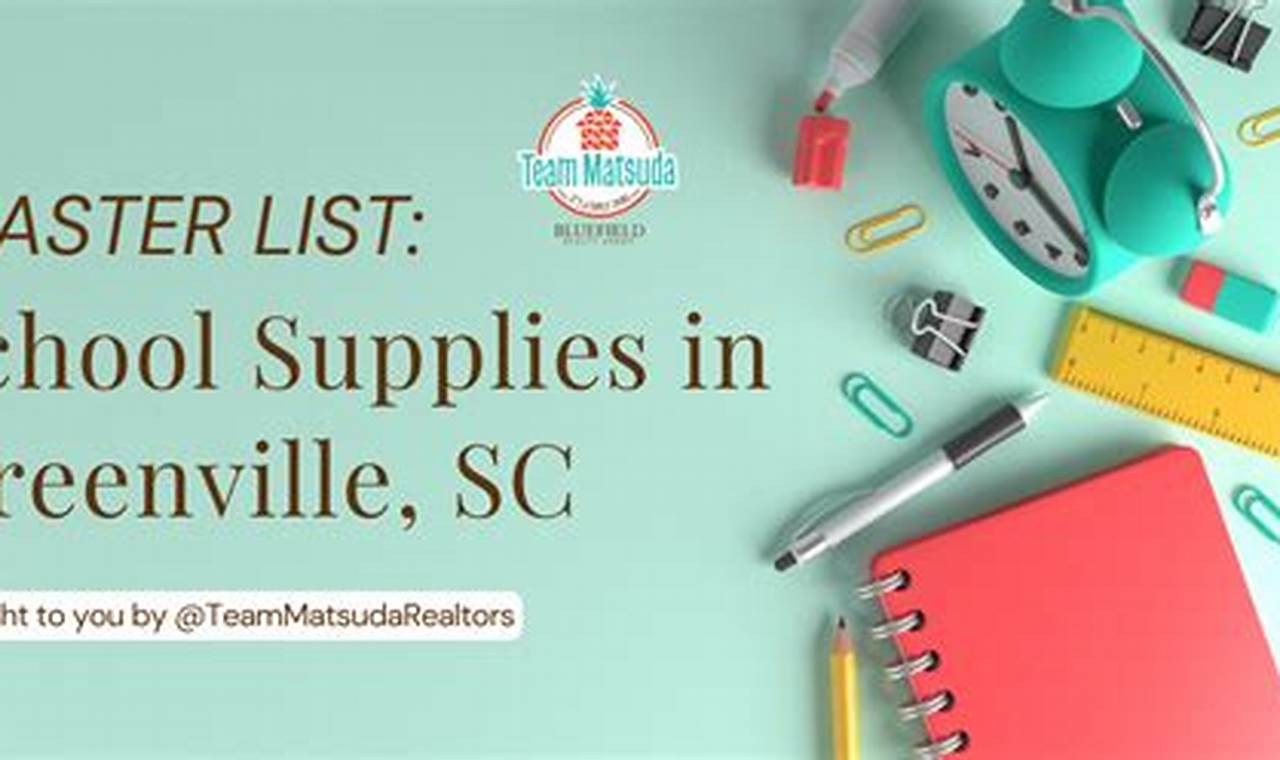 Ultimate Greenville County School Supply List Guide Best Schools in America: Top Public & Private Options Ultimate Greenville County School Supply List Guide | Best Schools in America: Top Public & Private Options