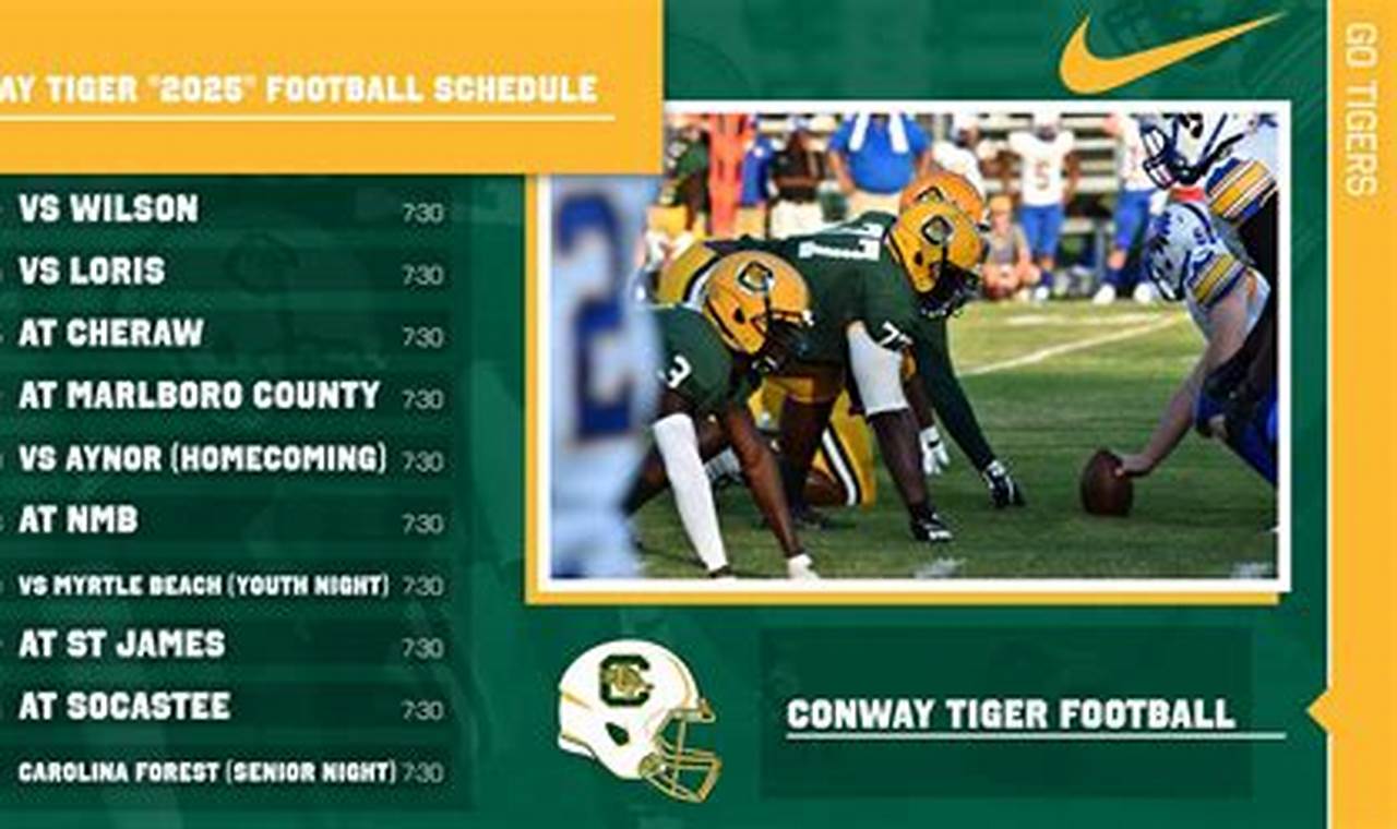 Conway High Football: 2023 Schedule & Tickets | Best Schools in America: Top Public & Private Options
