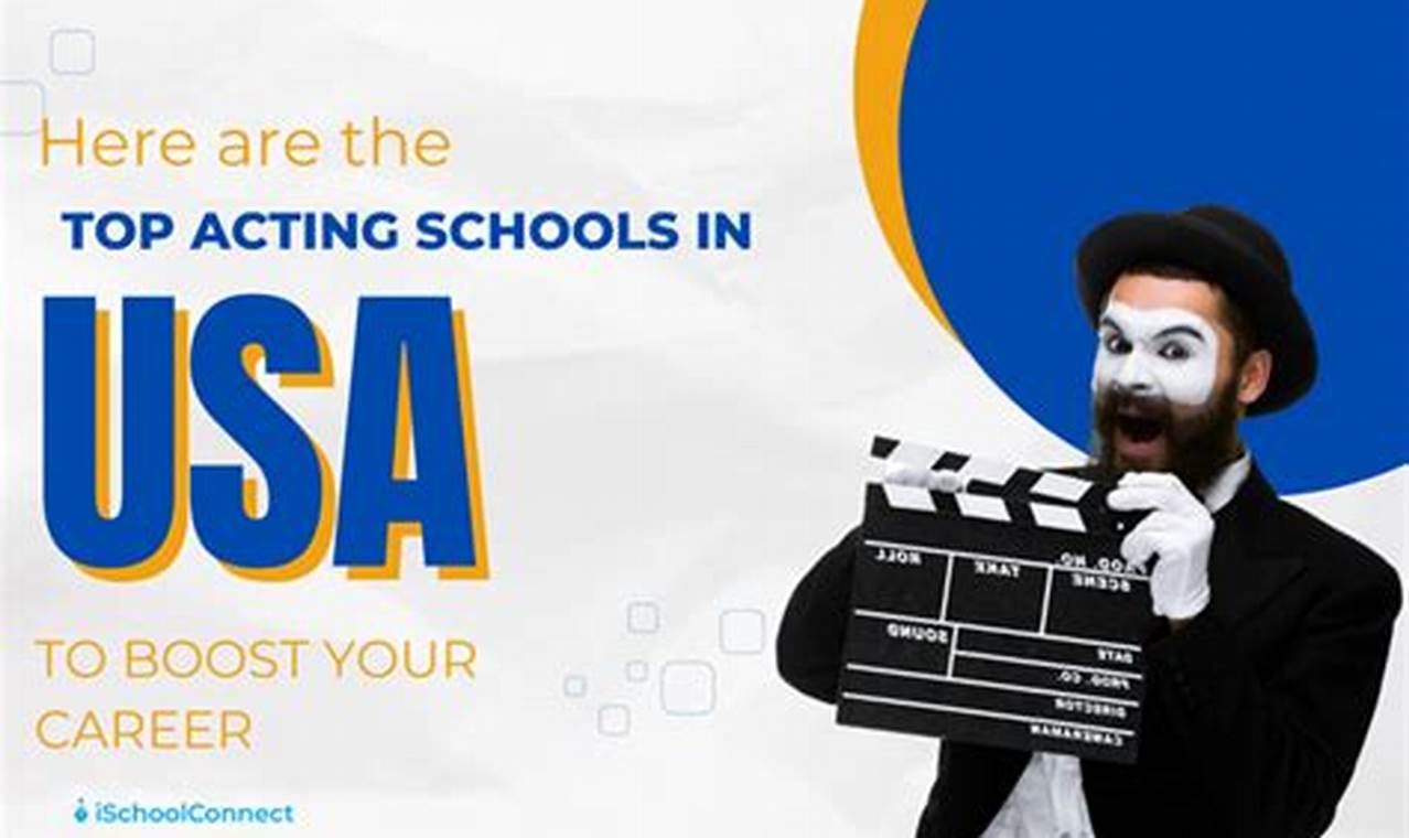 Top 10 Best Acting Programs in the US 2024 | Best Schools in America: Top Public & Private Options