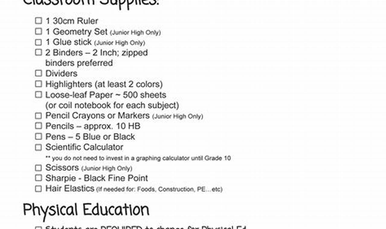 Complete Hillsborough County School Supply Lists 2024 | Best Schools in America: Top Public & Private Options