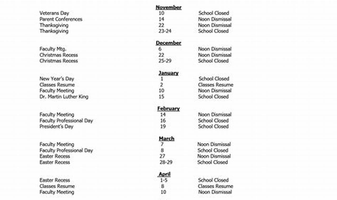 2024 St. James Elementary School Calendar & Dates | Best Schools in America: Top Public & Private Options
