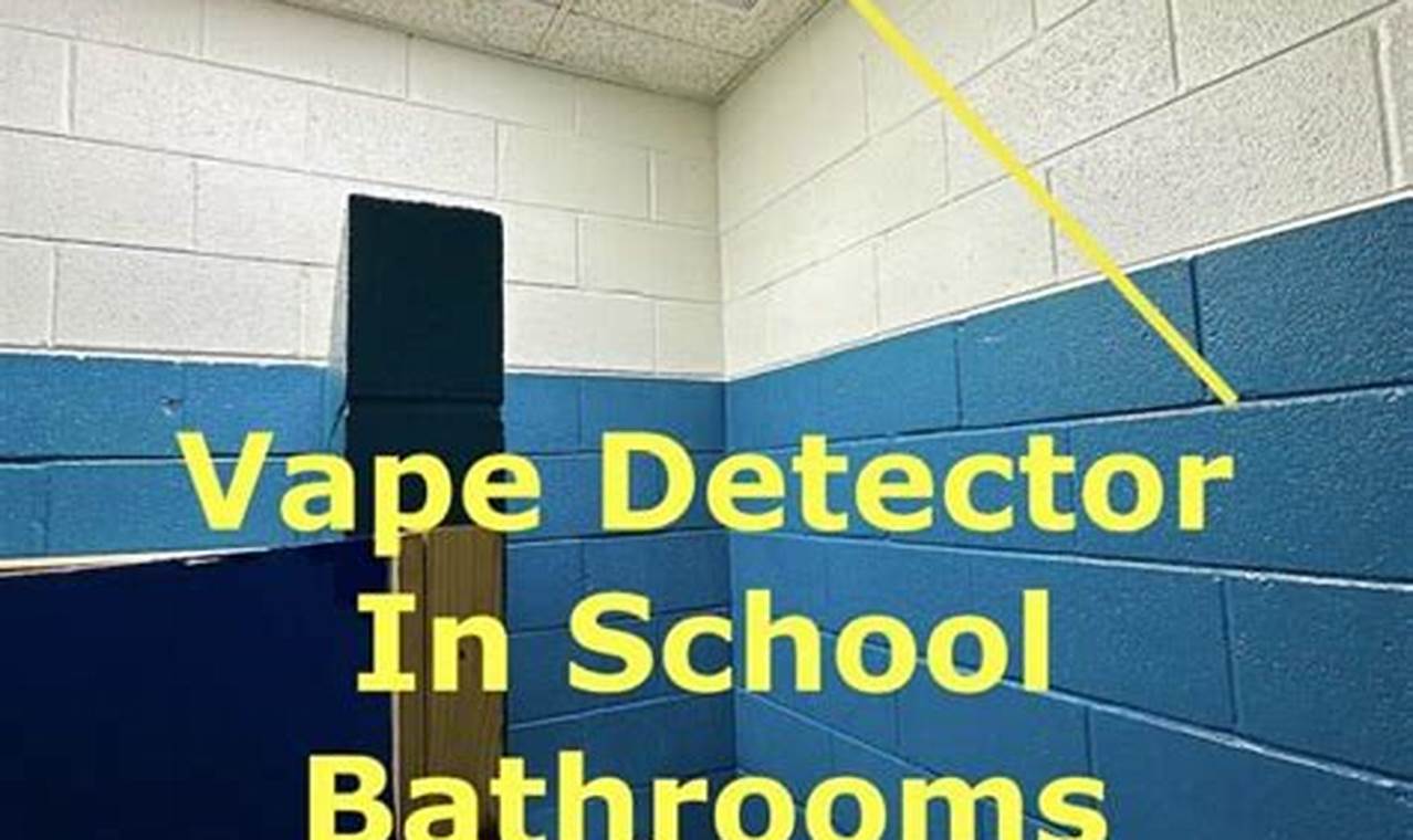 Top Vape Detectors for Safer Schools 2024