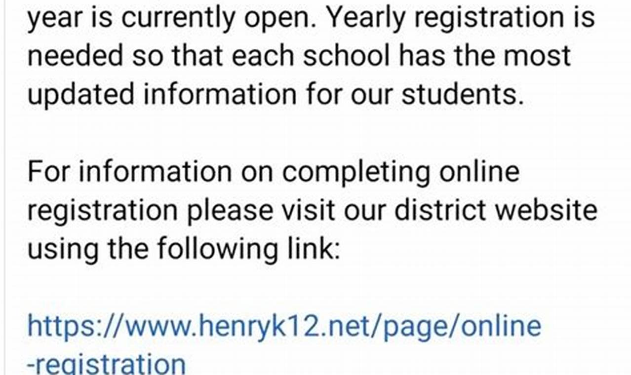 Enroll Now: Henry County Schools Registration 2024 | Best Schools in America: Top Public & Private Options