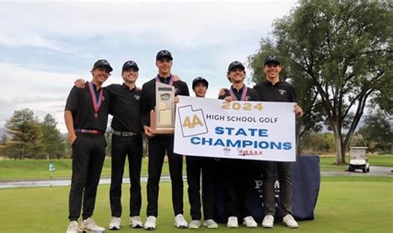 2024 Utah High School Golf State Champs | Best Schools in America: Top Public & Private Options