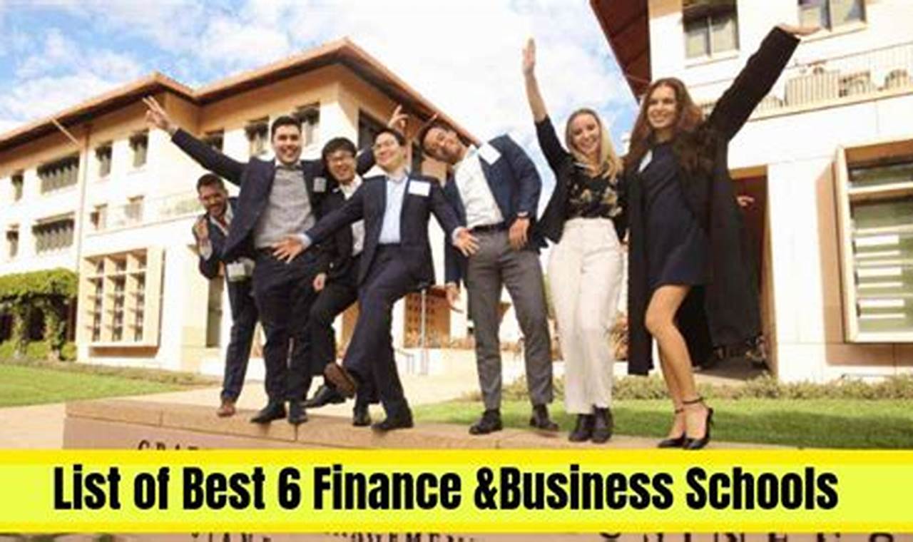 Best Schools In Finance | Best Schools in America: Top Public & Private Options