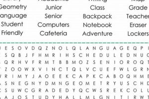 Fun Middle School Word Search Puzzles | Best Schools in America: Top Public & Private Options