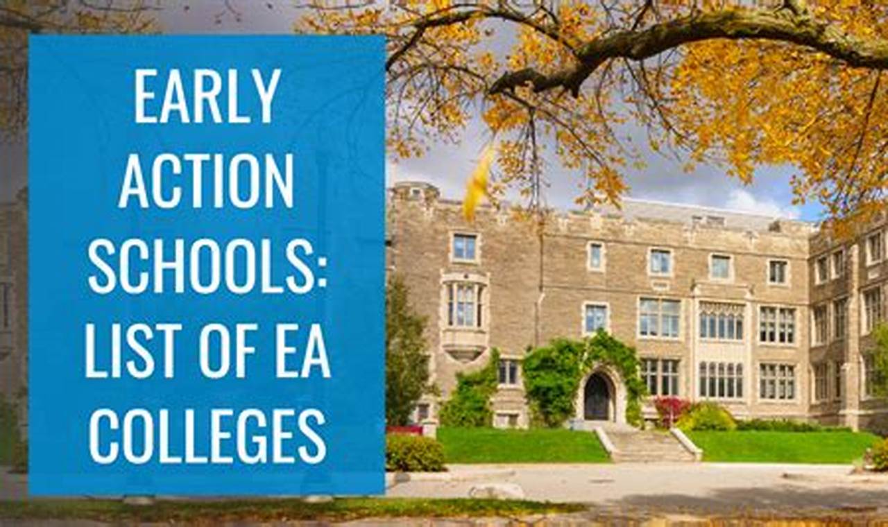 Top Best Early Action Schools: 2024 Guide Best Schools in America: Top Public & Private Options Top Best Early Action Schools: 2024 Guide | Best Schools in America: Top Public & Private Options