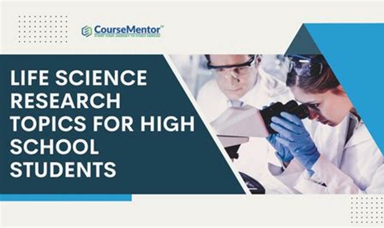 Top Science Research Topics for High School Projects