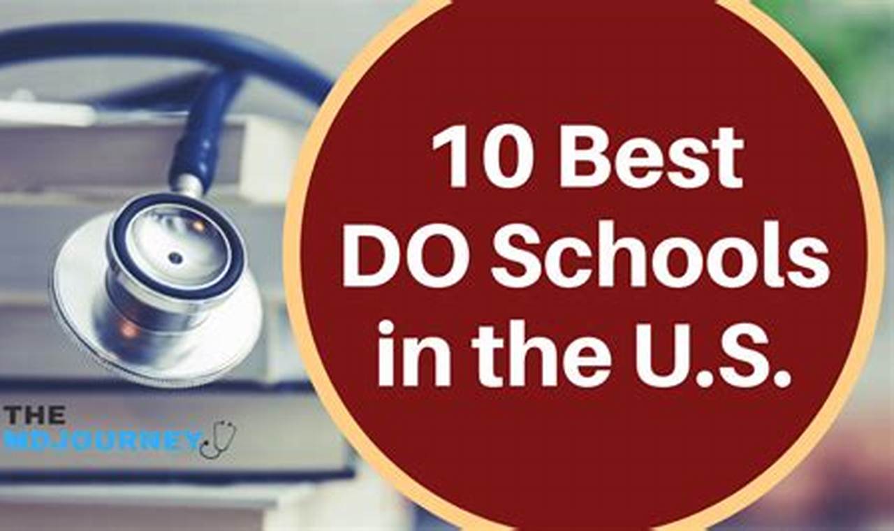 Top DO Schools in the US: A 2024 Guide | Best Schools in America: Top Public & Private Options