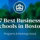 Top Best Business Schools in Boston, MA | Best Schools in America: Top Public & Private Options