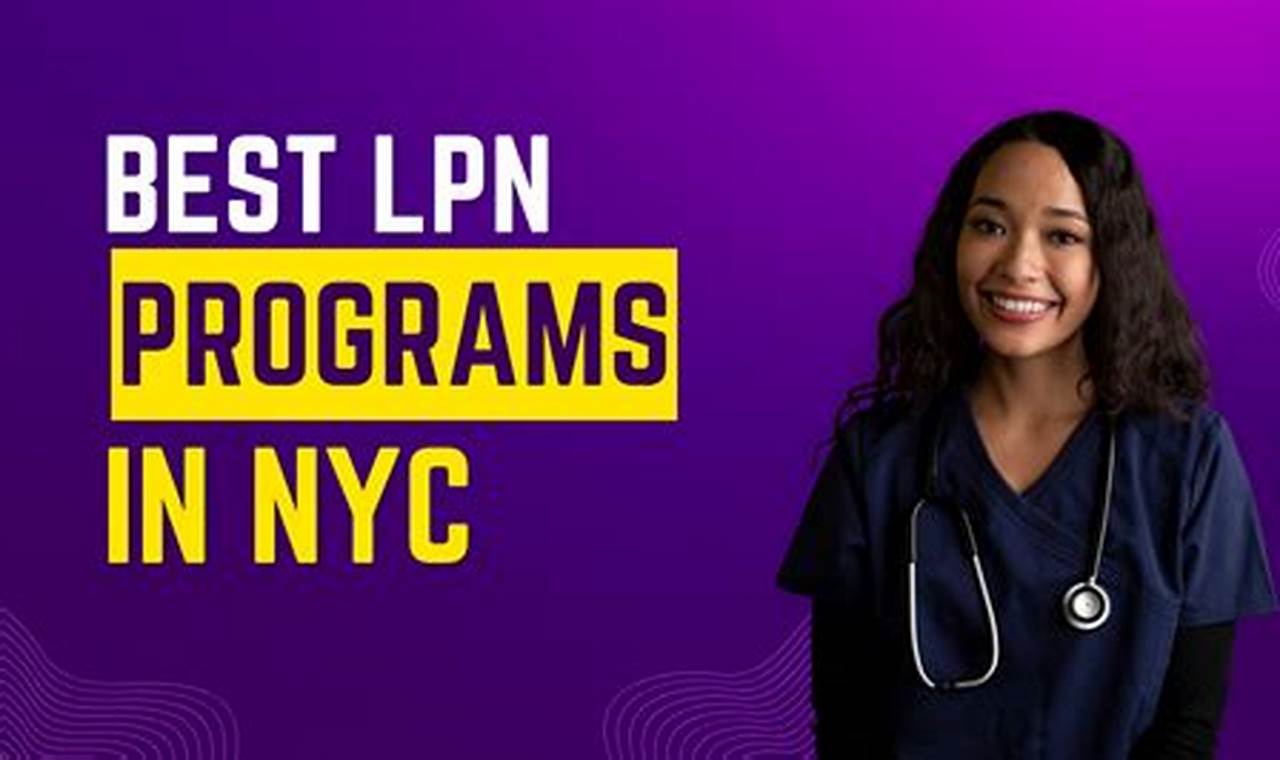 Lpn School Program Top 10 Best LPN Schools in NYC 2024