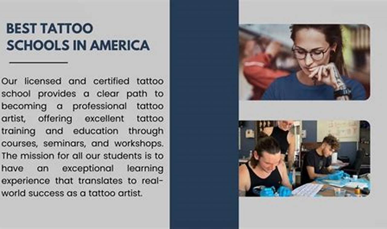 Top 5 Best Tattoo Schools: 2024 Guide