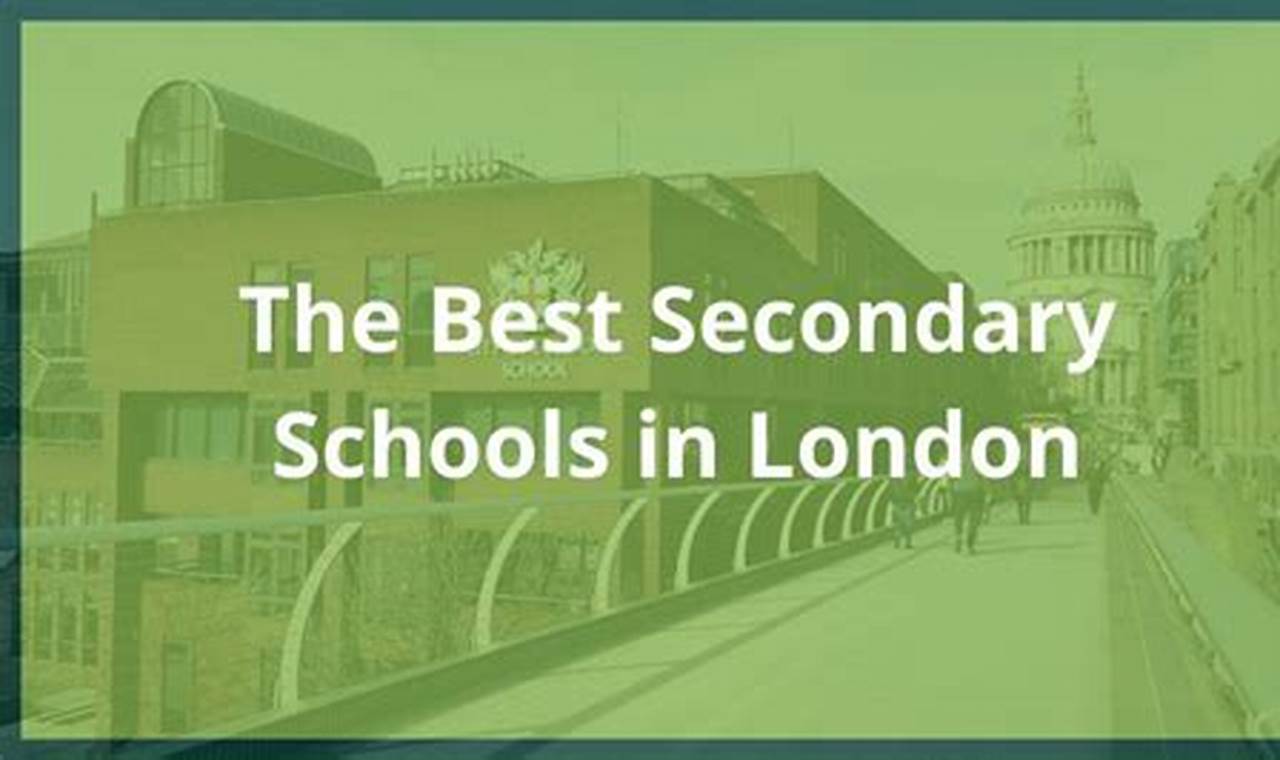 Top 10 Best London Secondary Schools (2024) | Best Schools in America: Top Public & Private Options