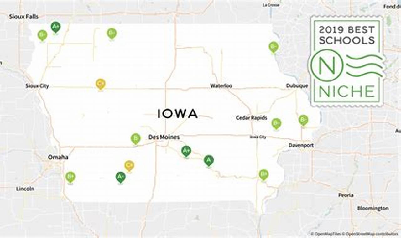 Top-Rated Best Schools in Iowa 2024 | Best Schools in America: Top Public & Private Options